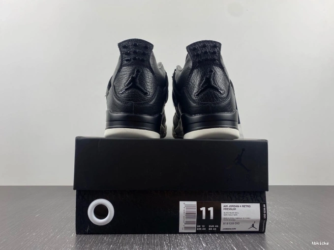 Cheap TBK Retro Black 4 Hair Pony 819139-010 Jordan 0725